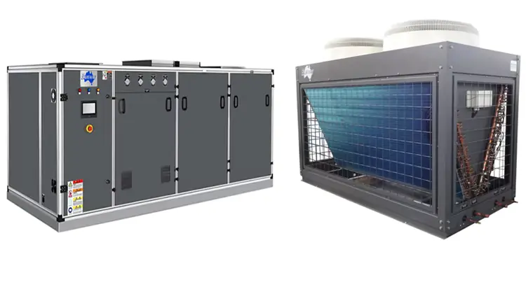 Indoor Big Swimming Pool Heaters Heat Pump With Dehumidifier For Water Park